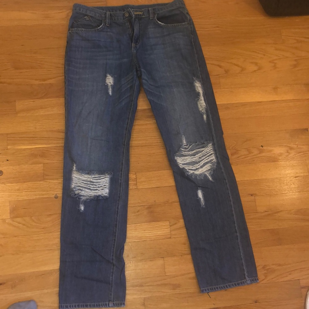 LF/Carman Distressed Straight Legged Jean-Size 28